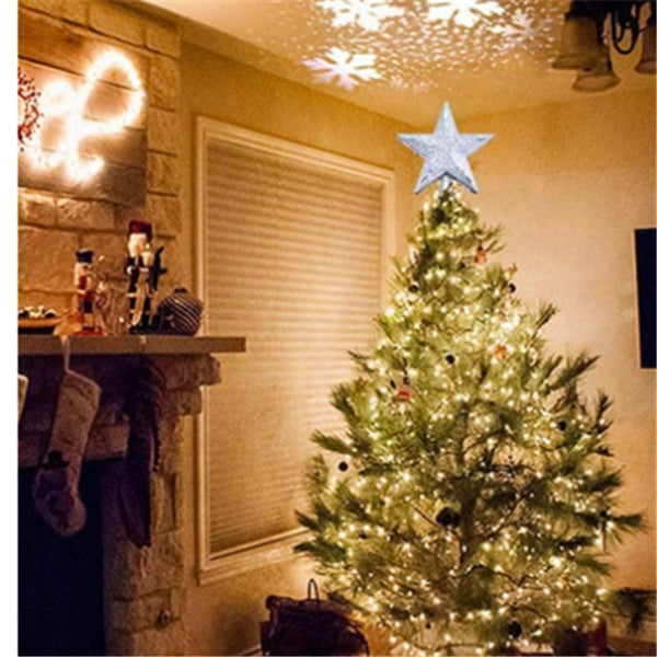 LED Star Christmas Tree Projector