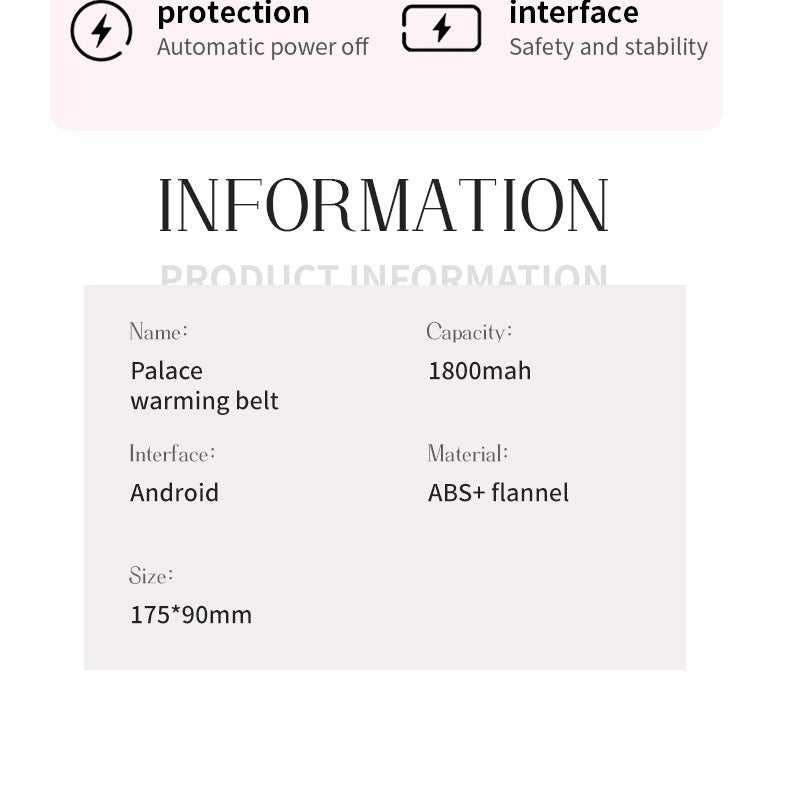 Stomach Heating Belt Menstrual Period
