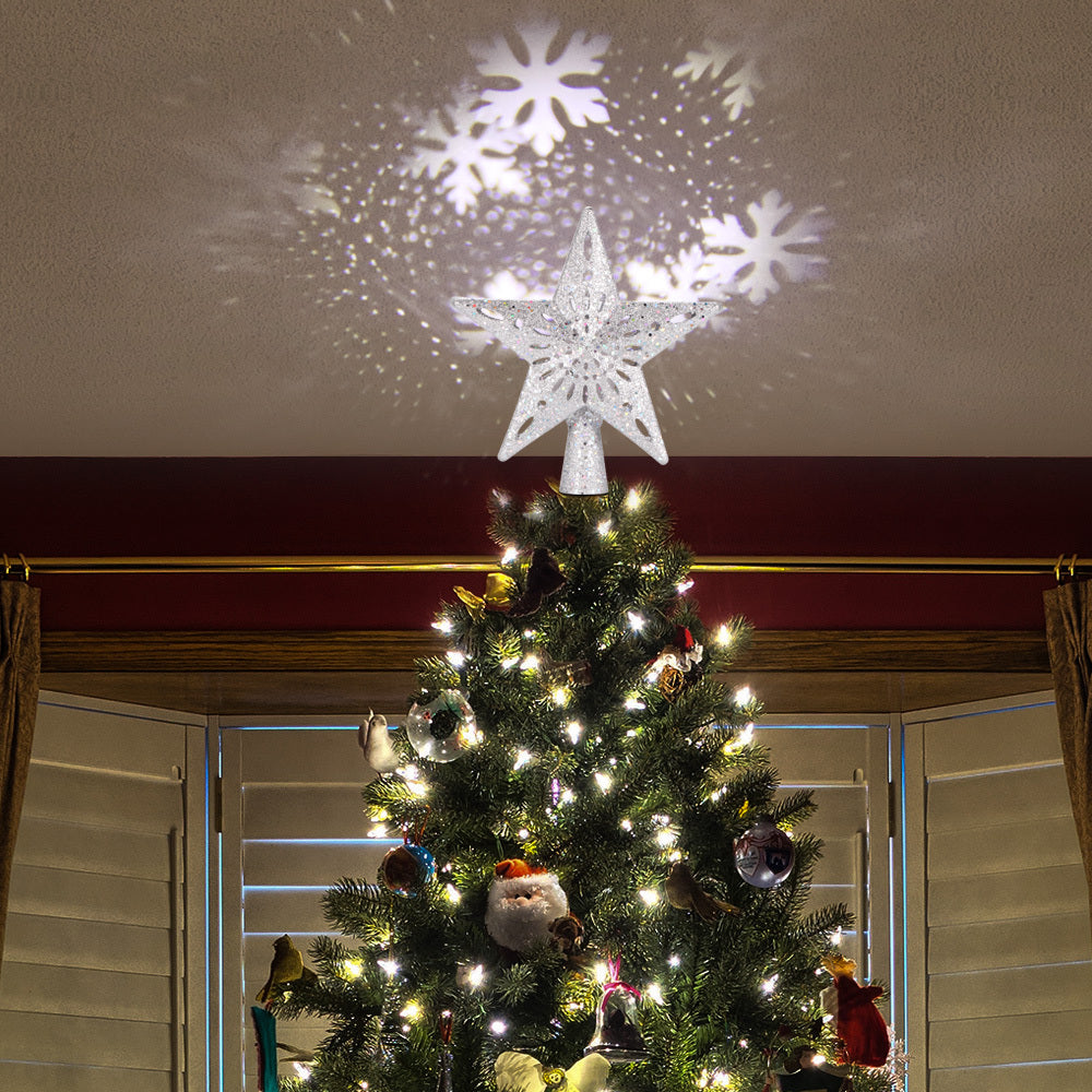 LED Star Christmas Tree Projector