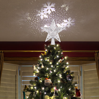 LED Star Christmas Tree Projector